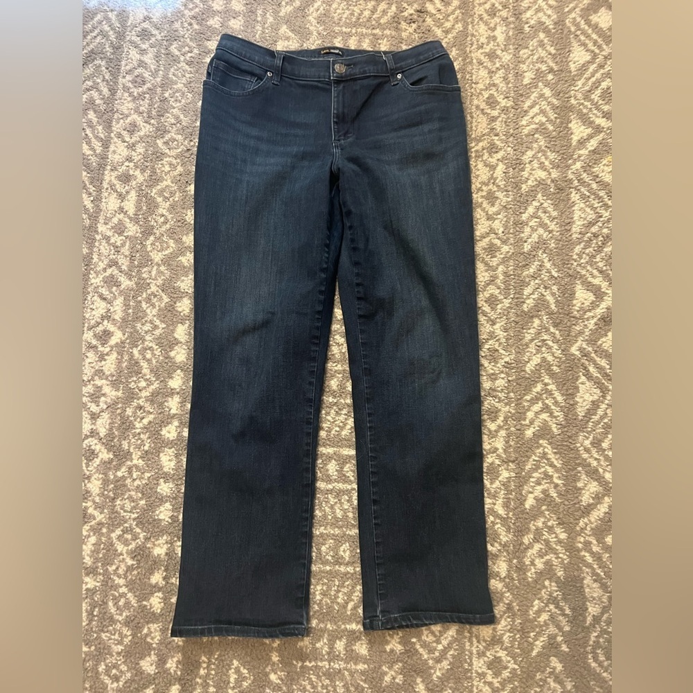 Lee Dark Blue Straight Leg Women's Jeans size 12 (M112)
